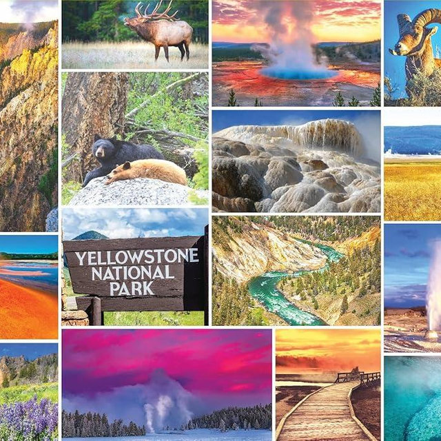 Better Me Yellowstone National Park 1000 Piece Puzzle - USA National Park Puzzle Ideal for Hikers, Travelers, Adults, Teens & Family - Great National Park Gifts