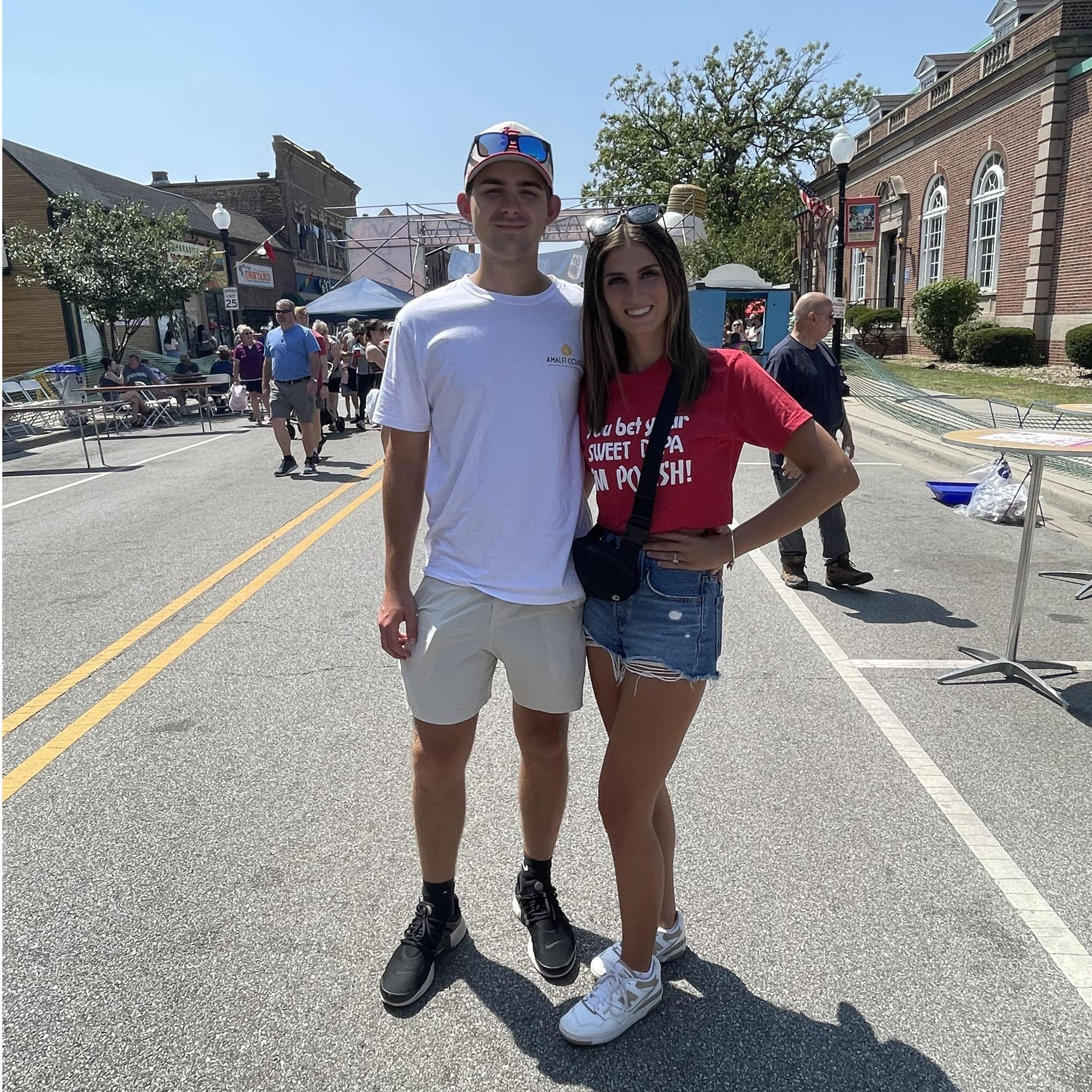 July 2024: Pierogi fest (one of our favorite foods)!