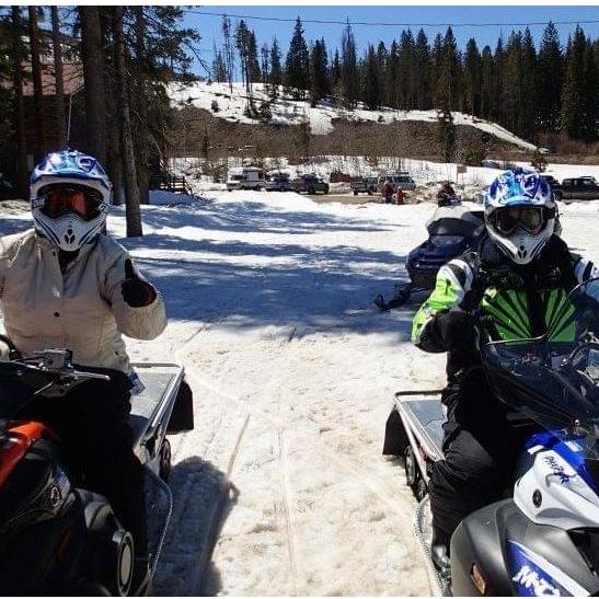 Riding in Winter Park, CO