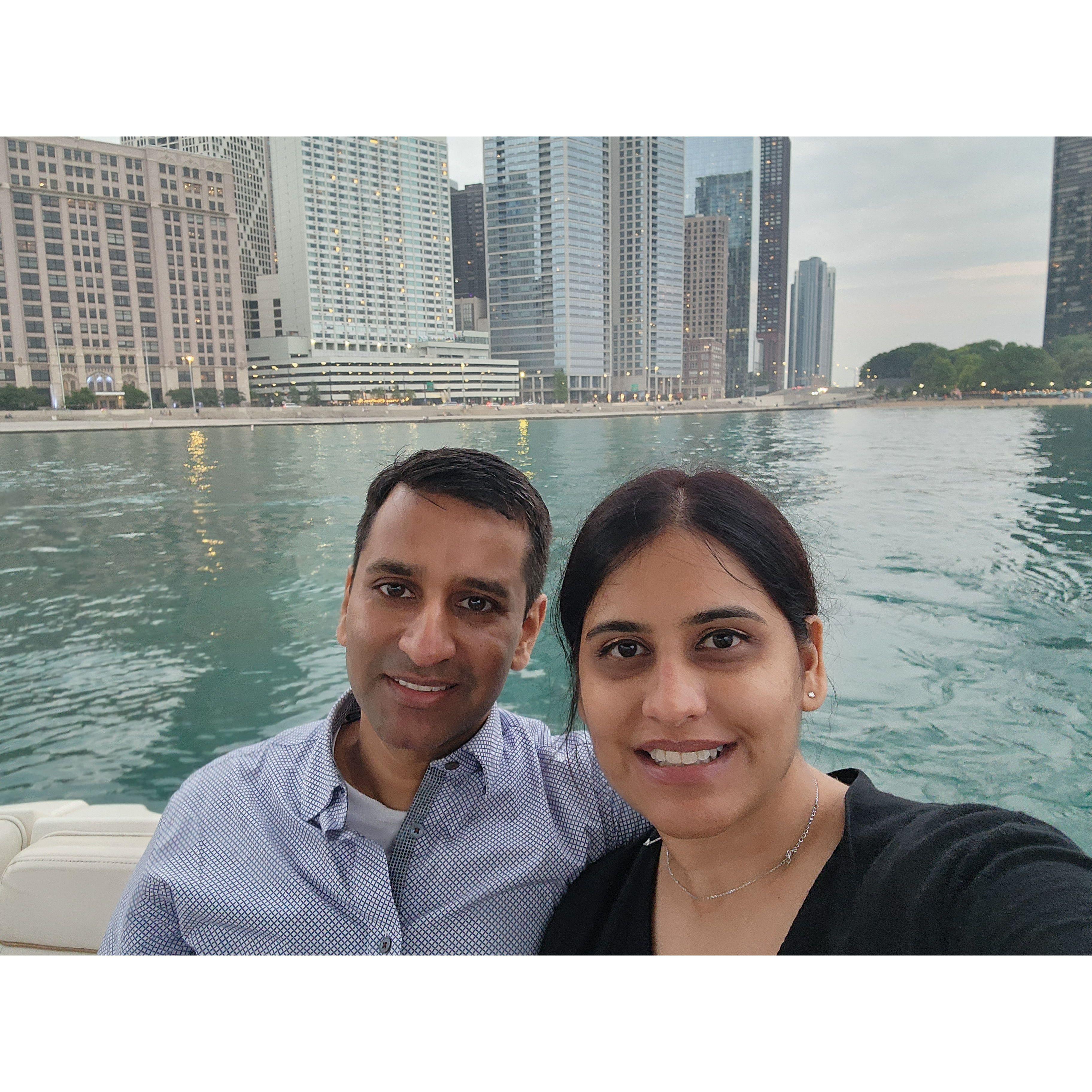 July 1st - Rented a boat and proposed