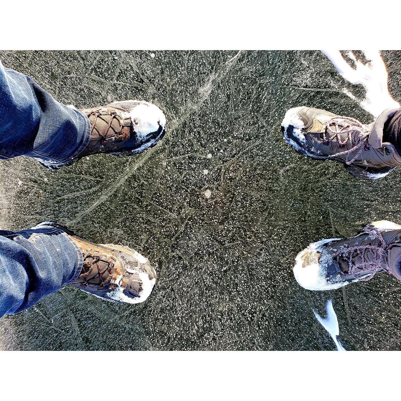 Frozen toes on Lake Champlain