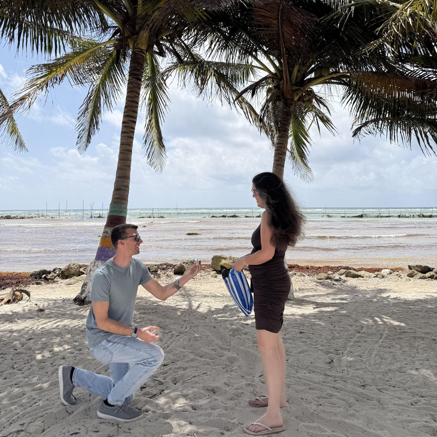 Saying "I do" in Costa Maya, Mexico