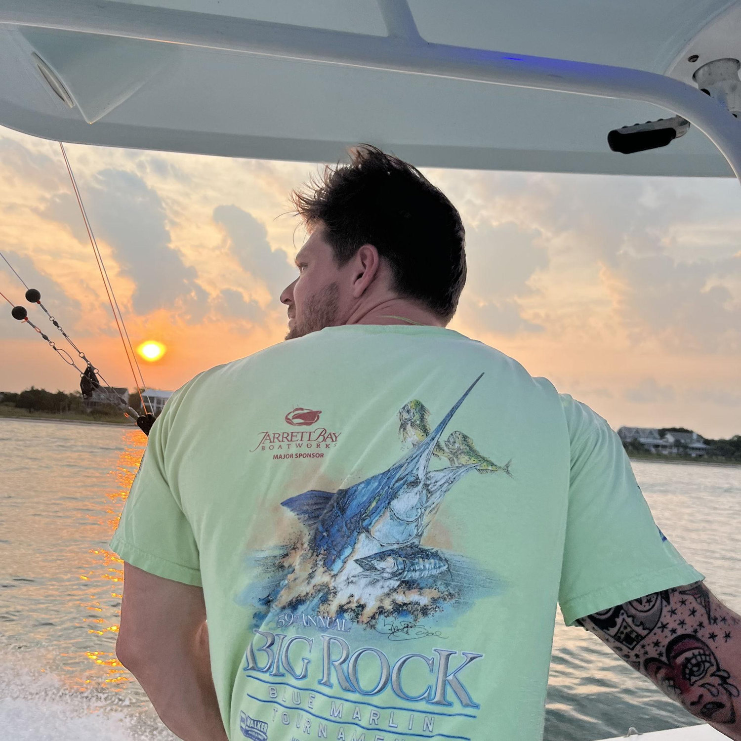 Will took Kaitlyn on her first offshore fishing trip from Edisto