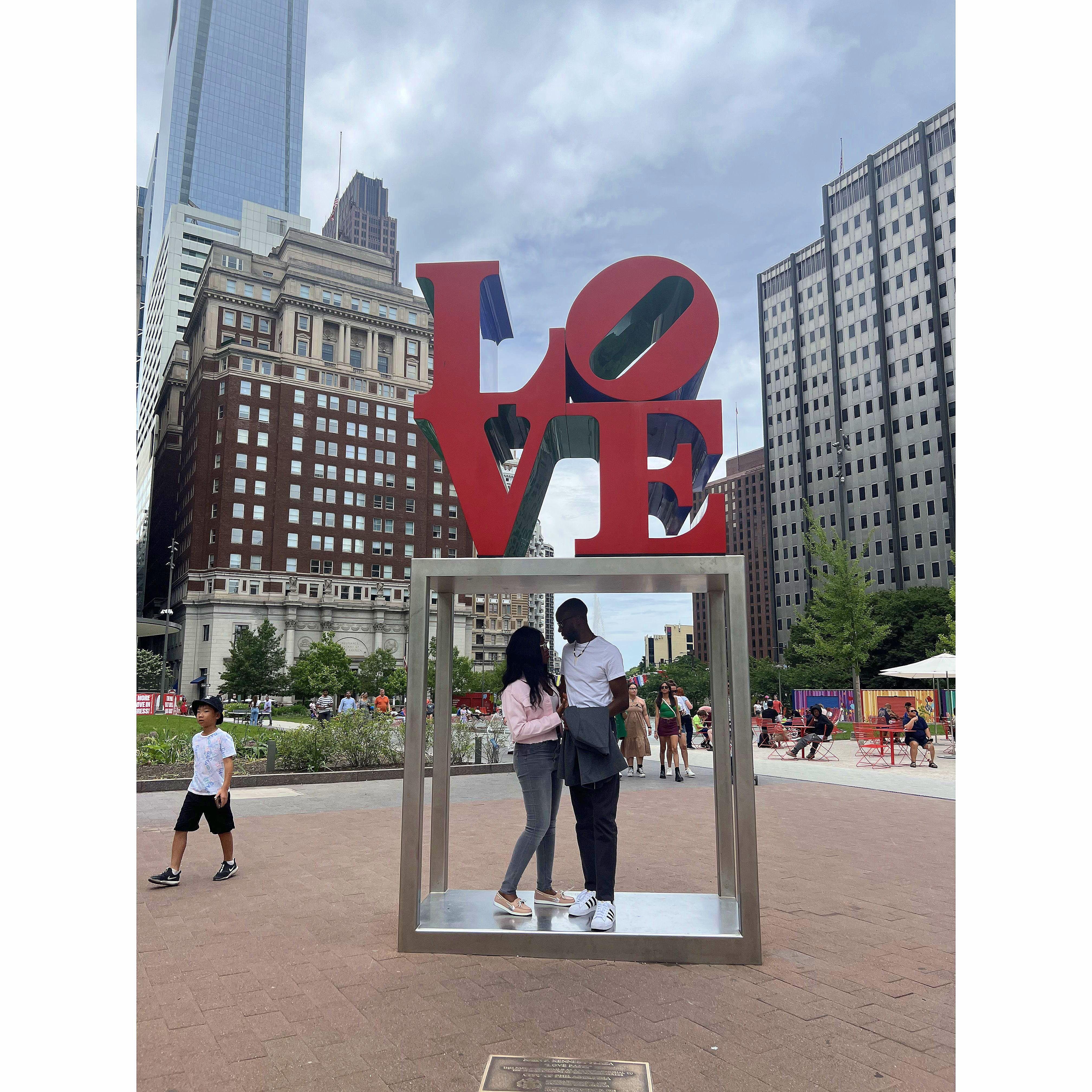 In the City of Brotherly Love!