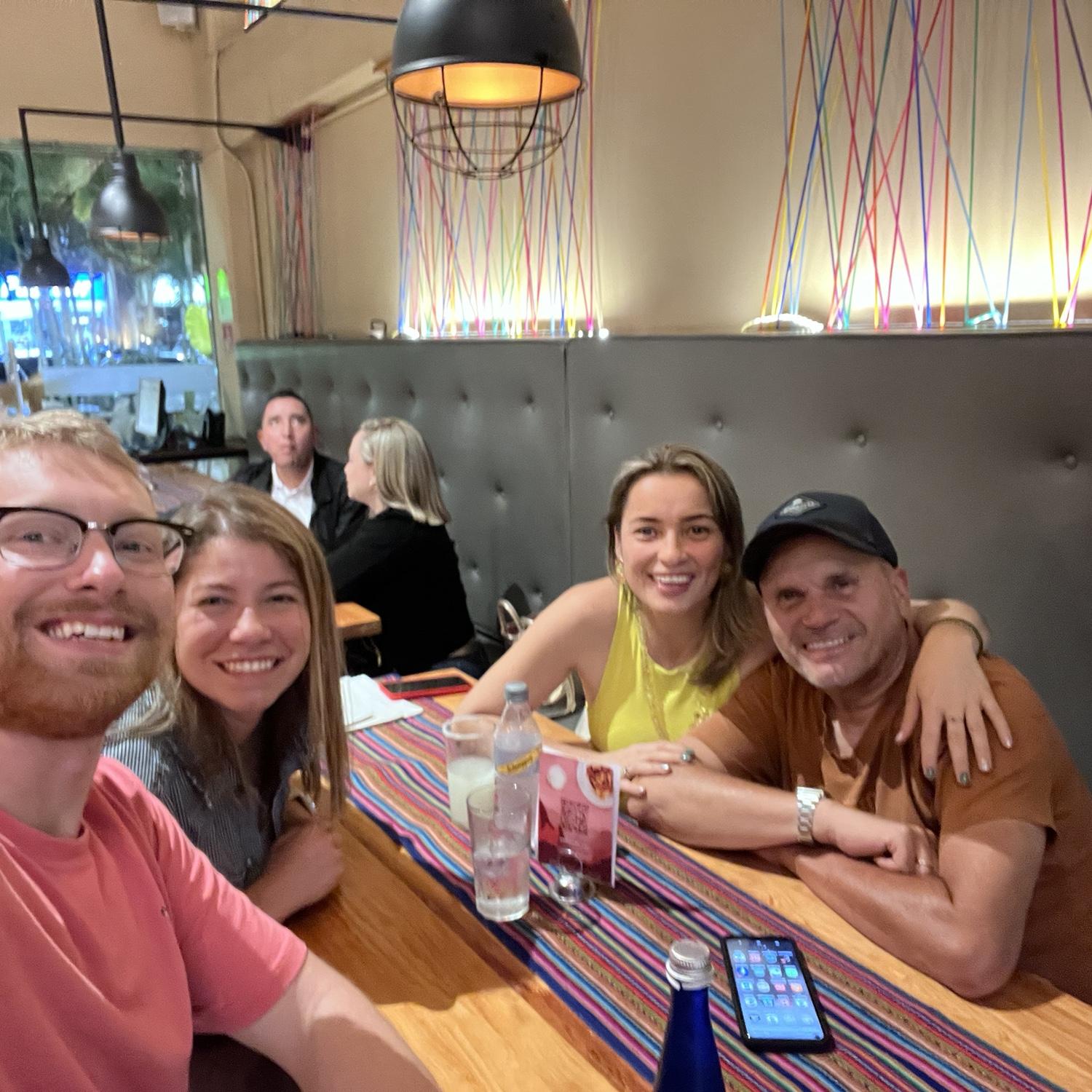 The night Max asked my papa for my hand in Colombia!