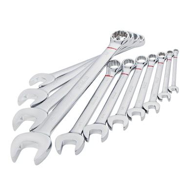 Shop Kobalt Kobalt 11-Piece Set 12-point Standard (SAE) Standard Combination Wrench Set