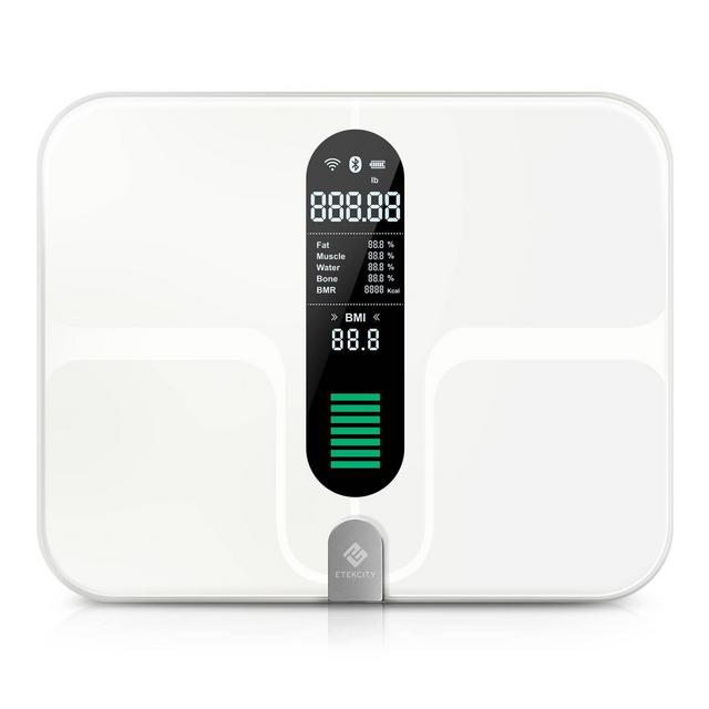 Smart Fitness Scale with Body Composition and Resistance Bands Black - Etekcity
