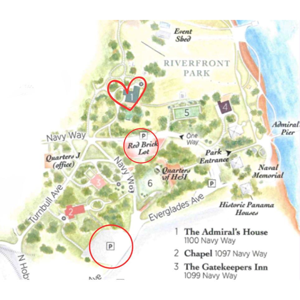 Map of our Venue and Parking