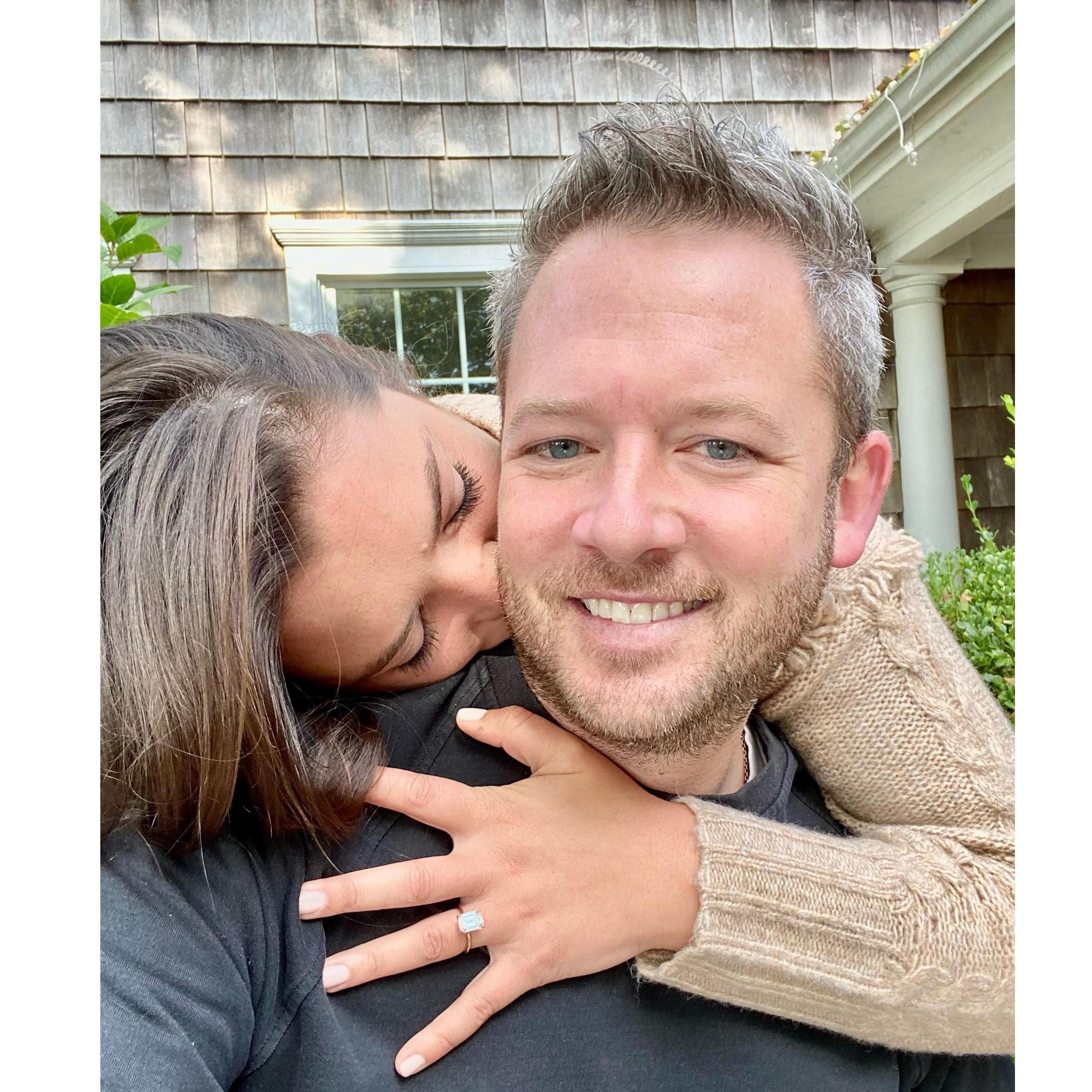 The day after Rob proposed at one of our favorite wineries on Long Island in Jamesport!