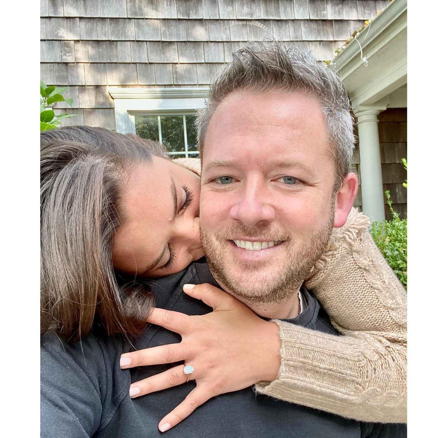 The day after Rob proposed at one of our favorite wineries on Long Island in Jamesport!