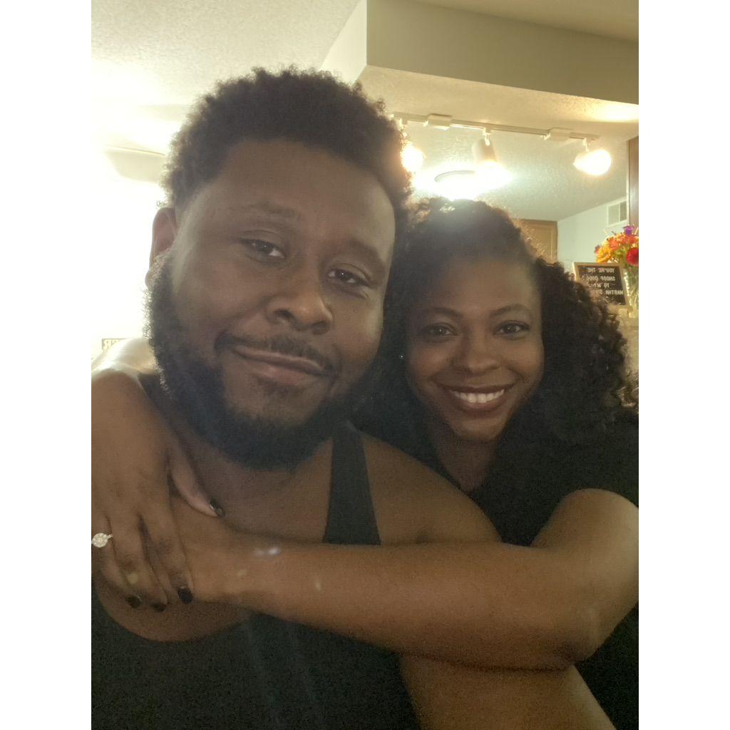 The night Patrick proposed and Q said YES!