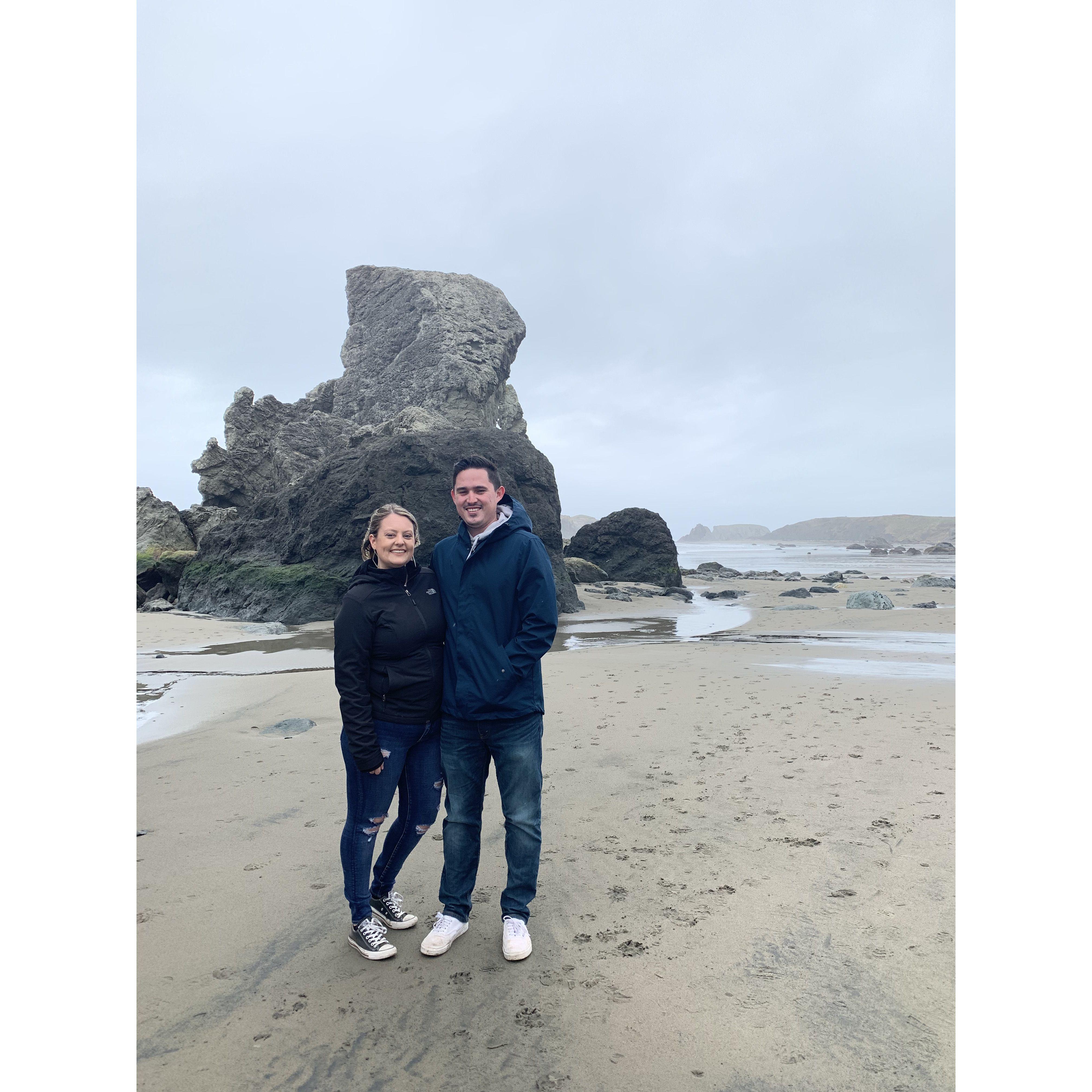 First time in Oregon together (February 2020)
