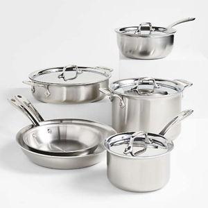 All-Clad ® D3 Curated Stainless Steel 10-Piece Cookware Set