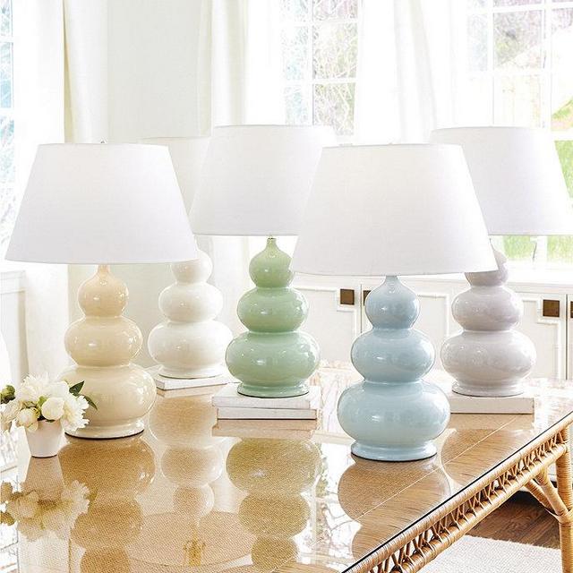 Suzanne Kasler Triple Gourd Lamp