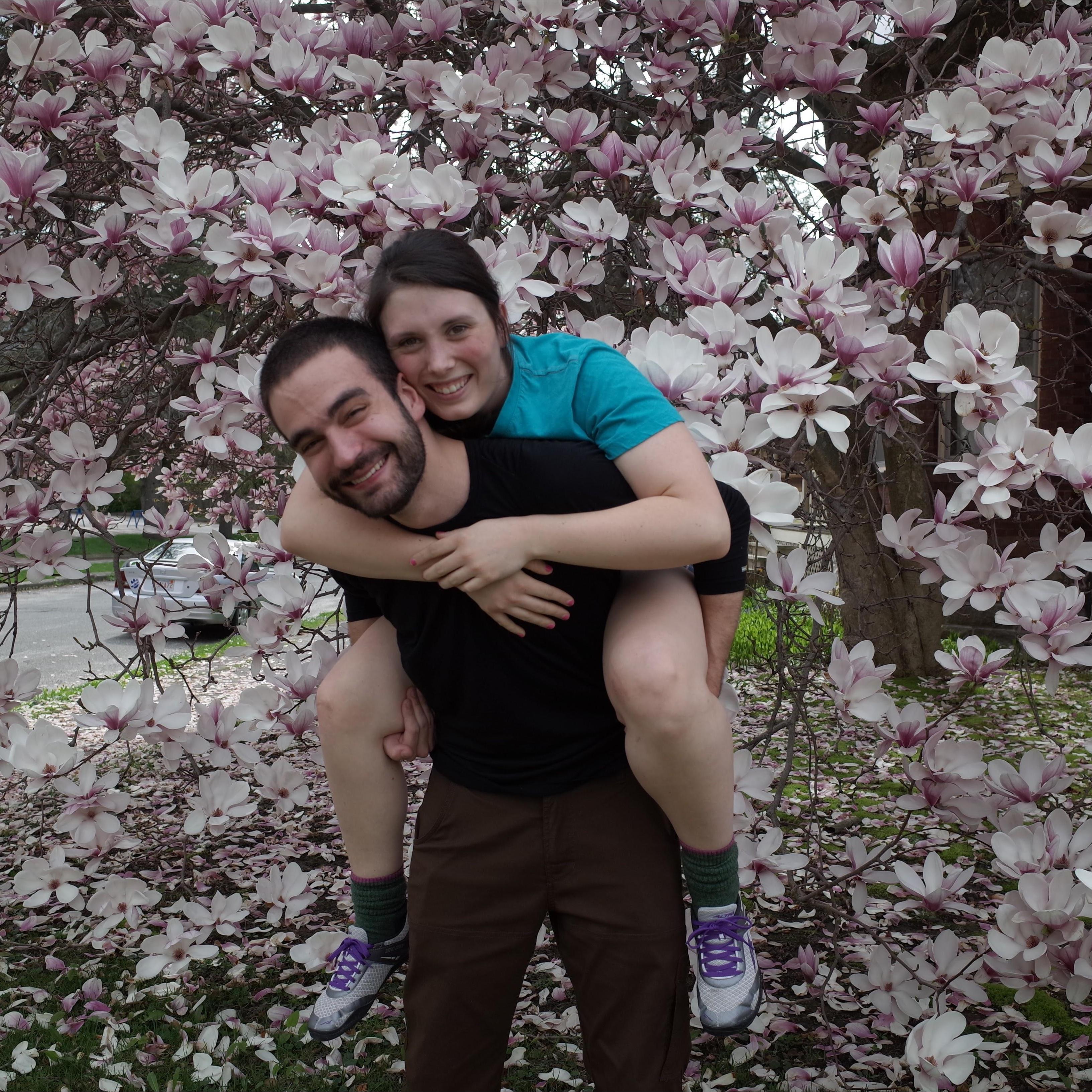 Their favorite tree in North Adams.