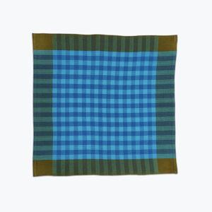 Grid Napkin Pair - Turquoise
