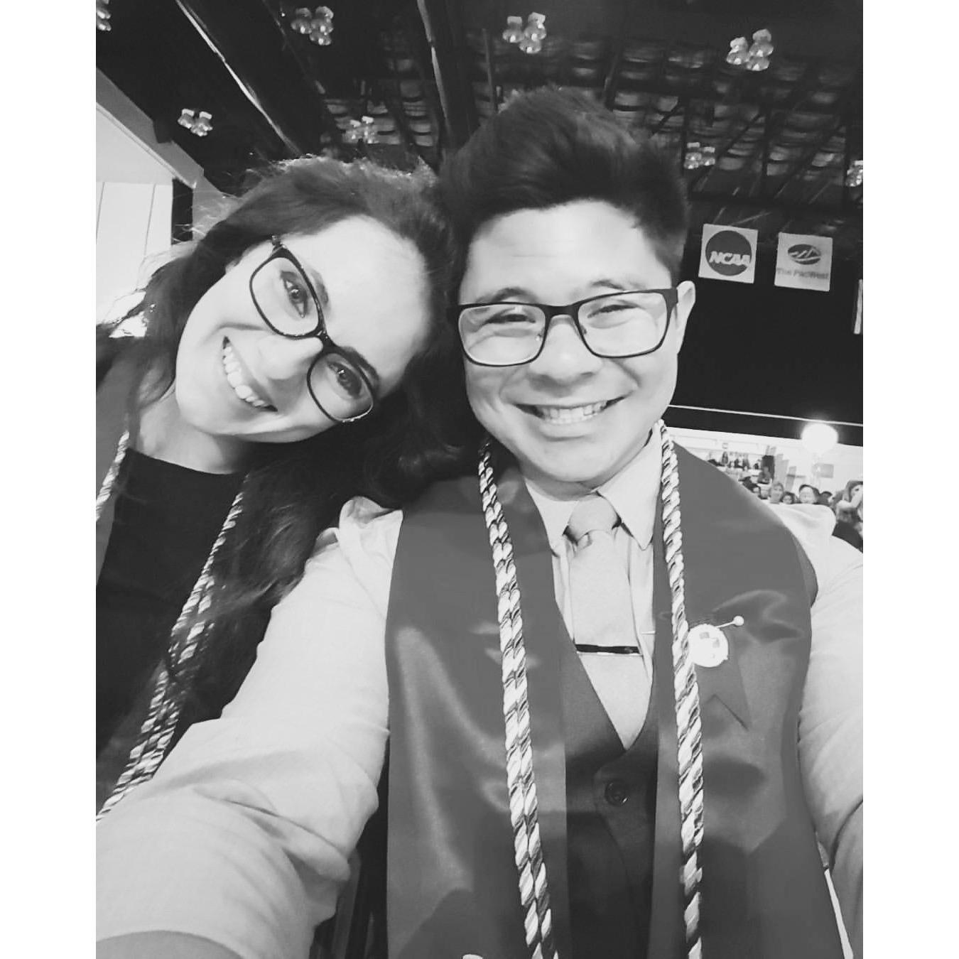 PINNED! We made it through nursing school! Hooray :D