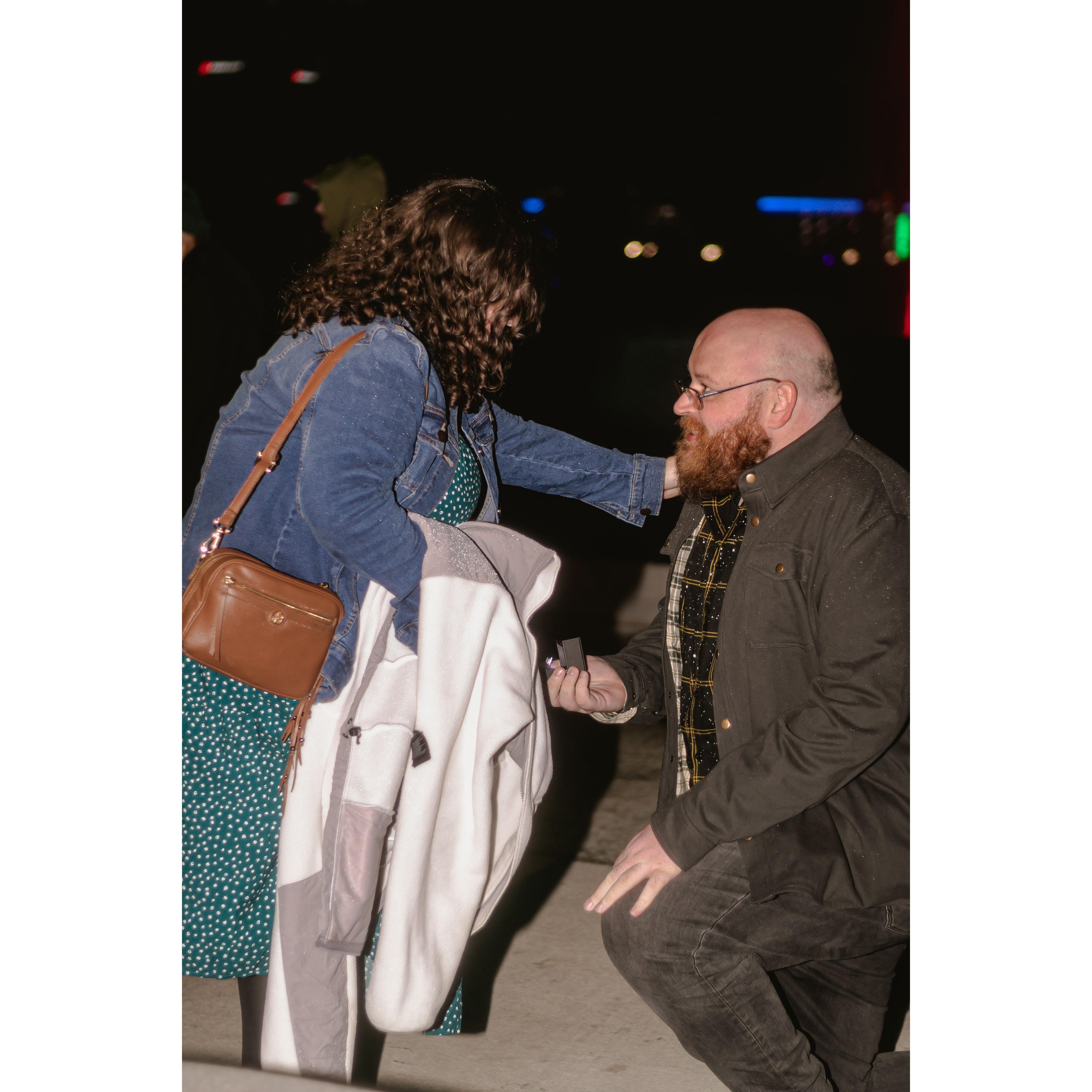 The Proposal!!! I said yes!!!