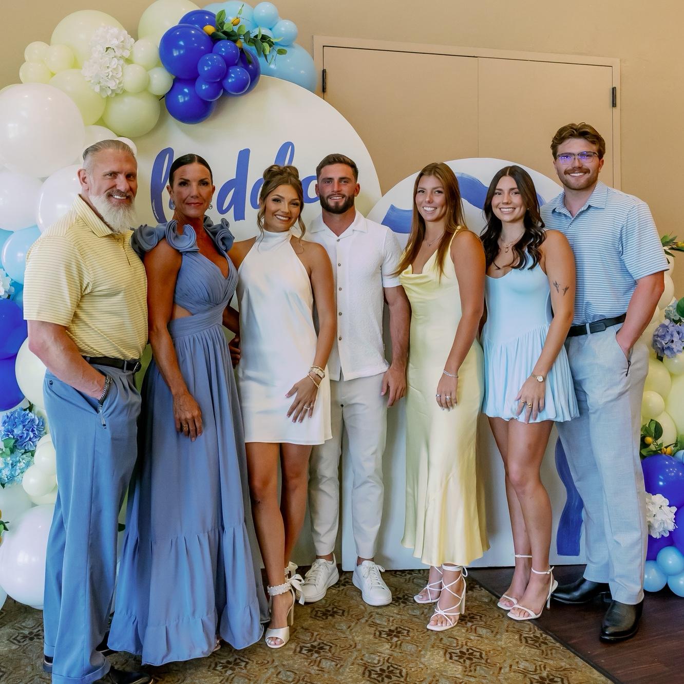 Celebrating our engagment with our favorite people