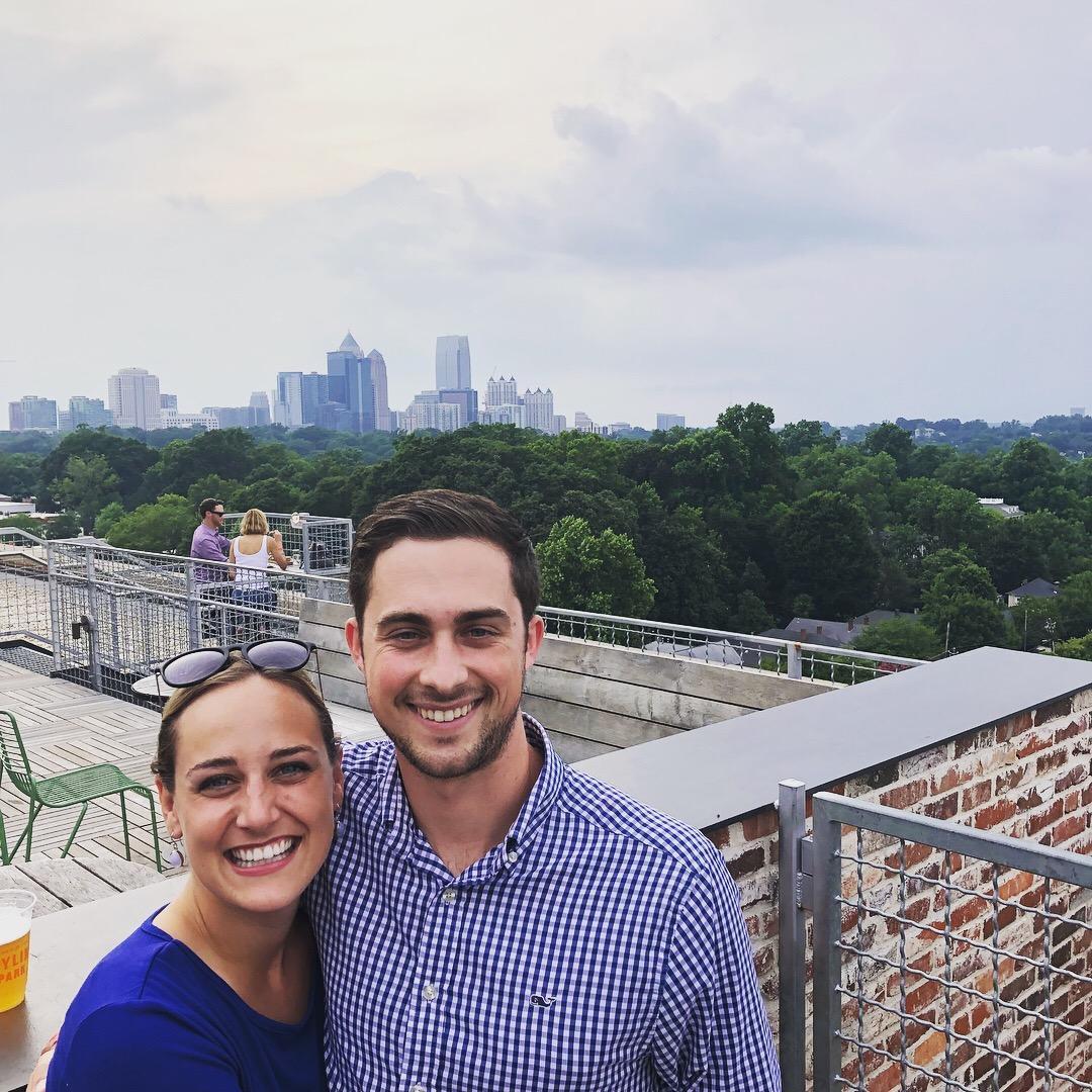 In Atlanta, GA, visiting family after one of Sami's board exams. It turned into one of the greatest weekends- drinking and playing mini golf on rooftops