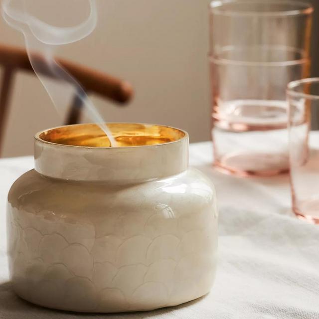 Capri Blue Capiz Jar Candle