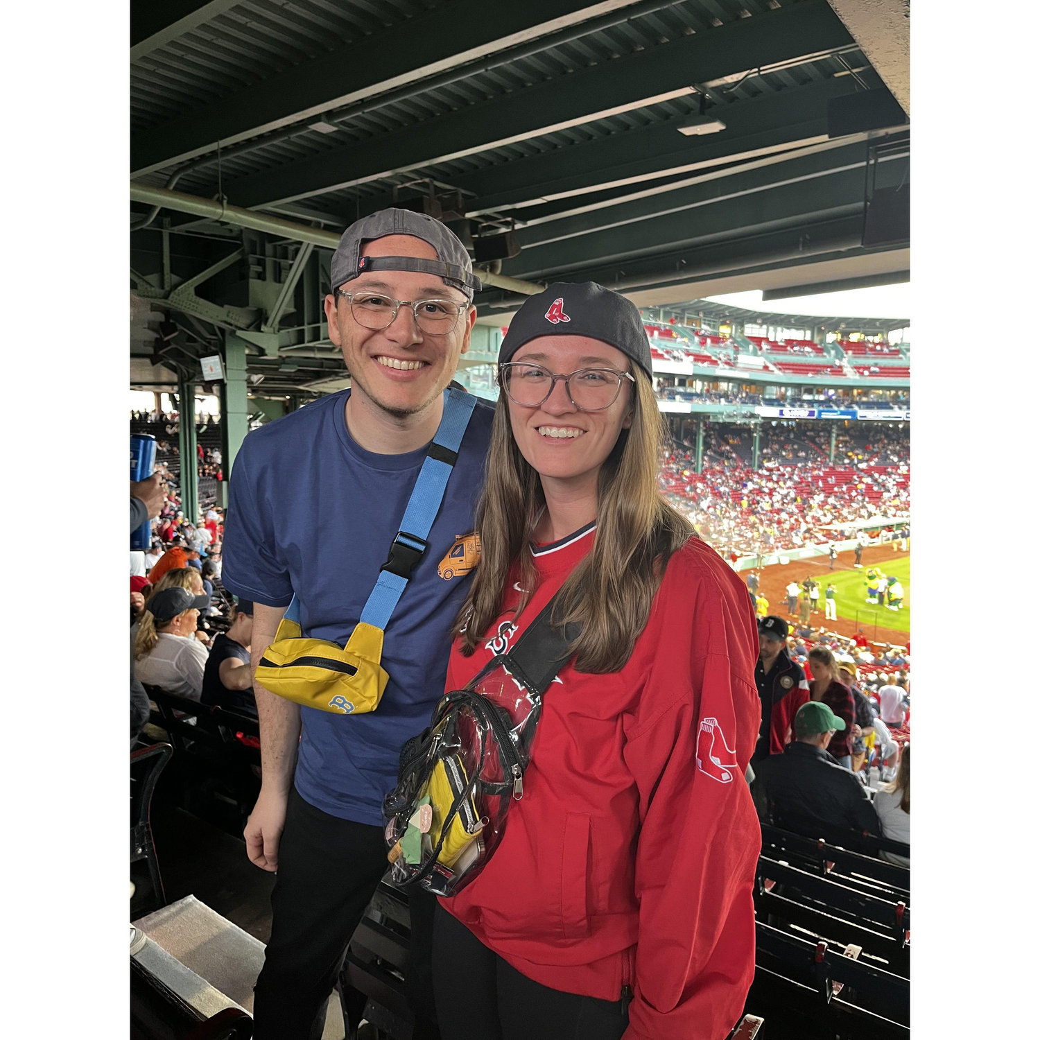Slowly converting Nick into becoming a Red Sox fan. He's been to two games!