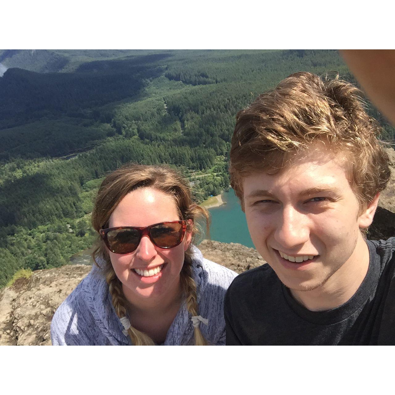 After a hike near Seattle during Nate’s internship (2016)