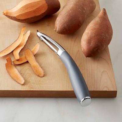 Williams Sonoma Prep Tools Straight Swivel Peeler - Gray