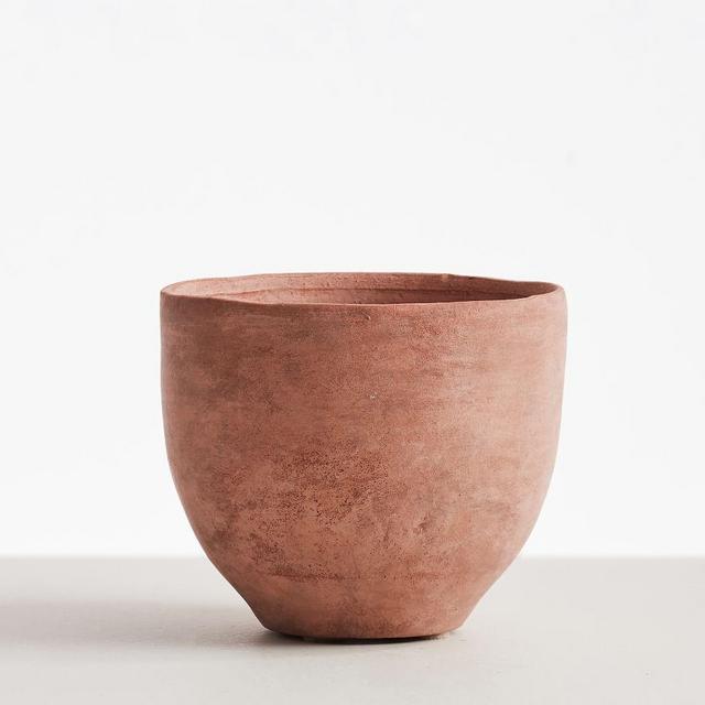 Terra Cotta Vases, Small Cachepot, 5"H