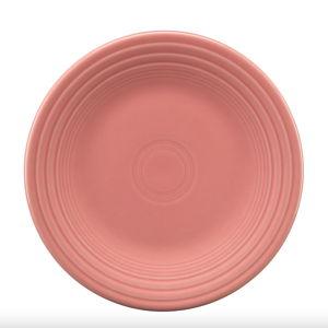 Classic Rim 9 Inch Luncheon Plate (COLOR: PEONY)
