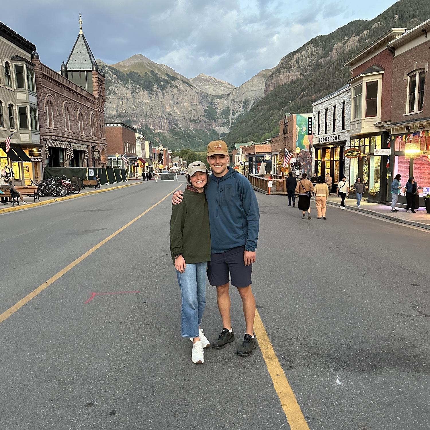 In Telluride, the first time Nik met Kate’s family!