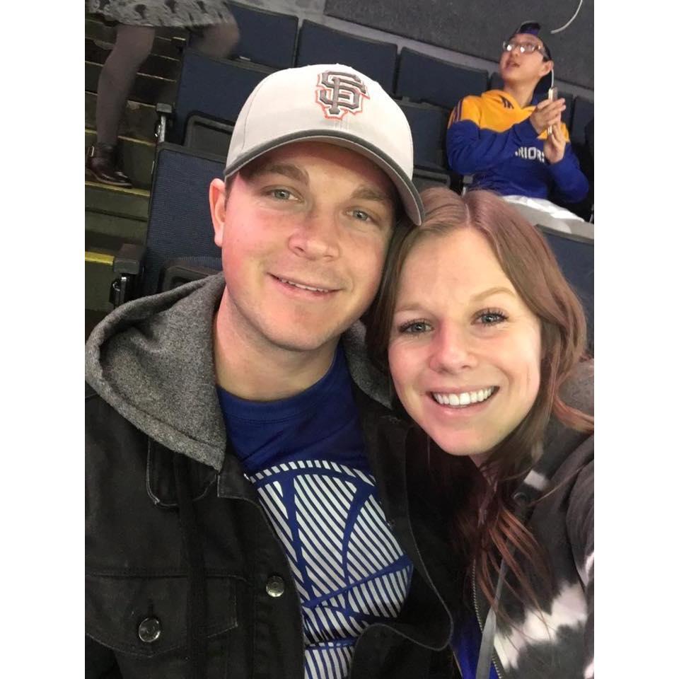 Warriors game at Oracle Arena