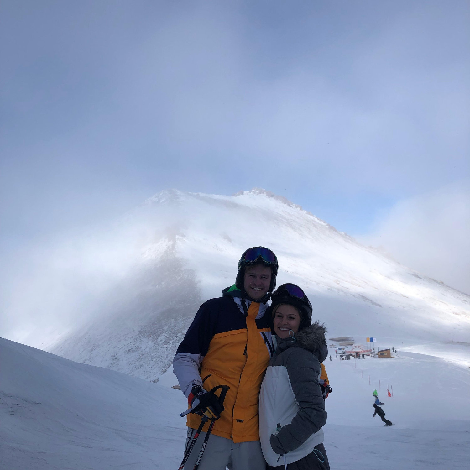 The time Erin attempted to learn to ski in Almaty, KZ - Jan 2019
