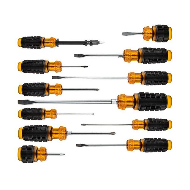 AMM 12-Piece Magnetic Screwdriver Set，includes slotted, Phillips, Applicable to home decoration, car modification.The best gift for a man
