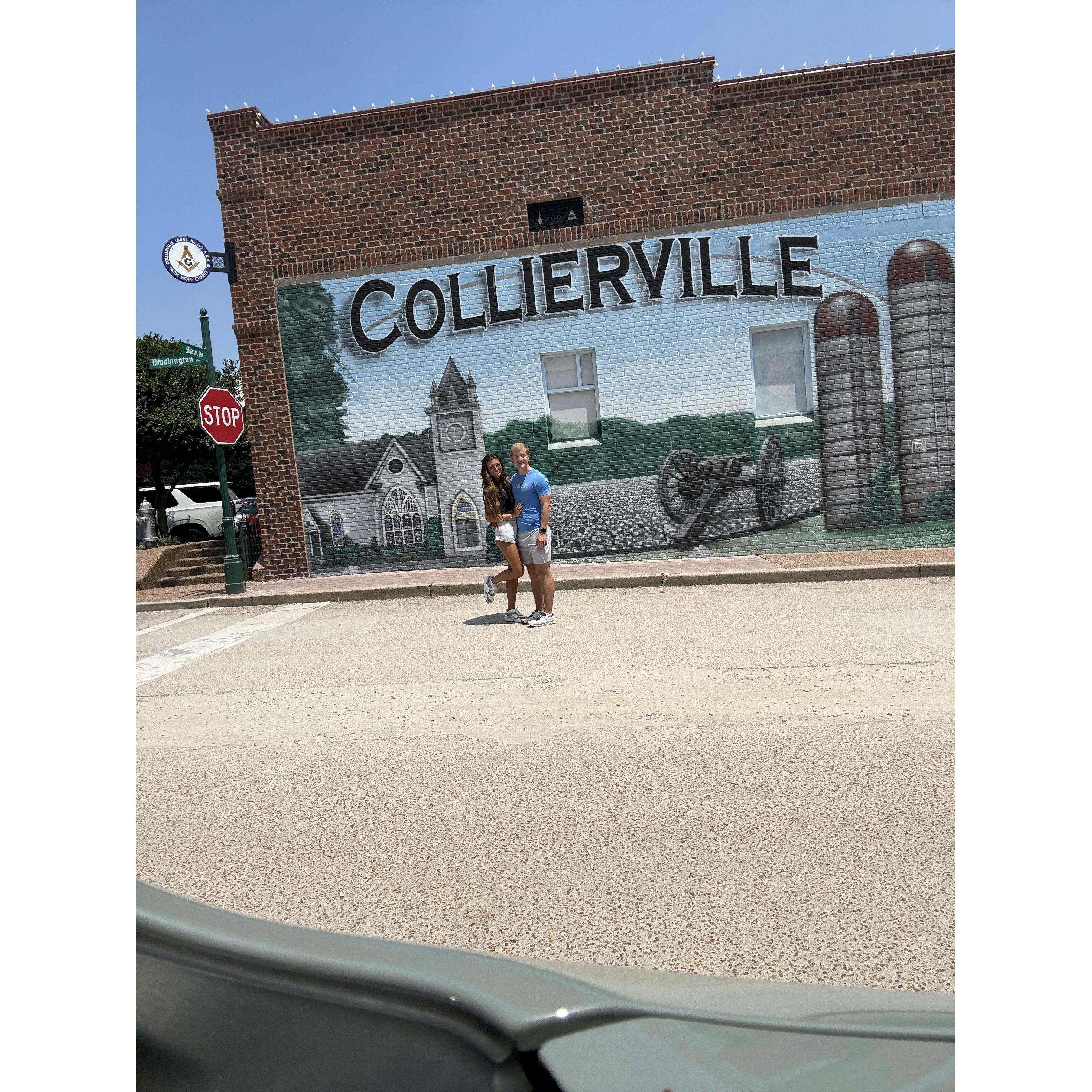 Our first hometown date to Collierville, TN.