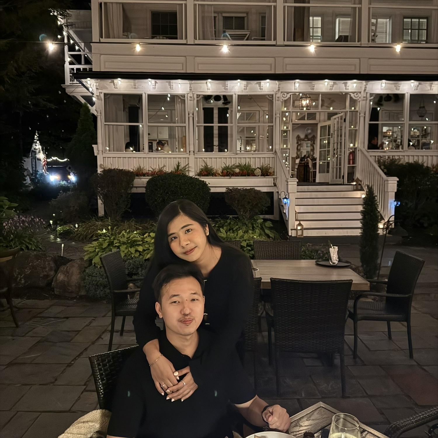 Our first anniversary trip to Lake George