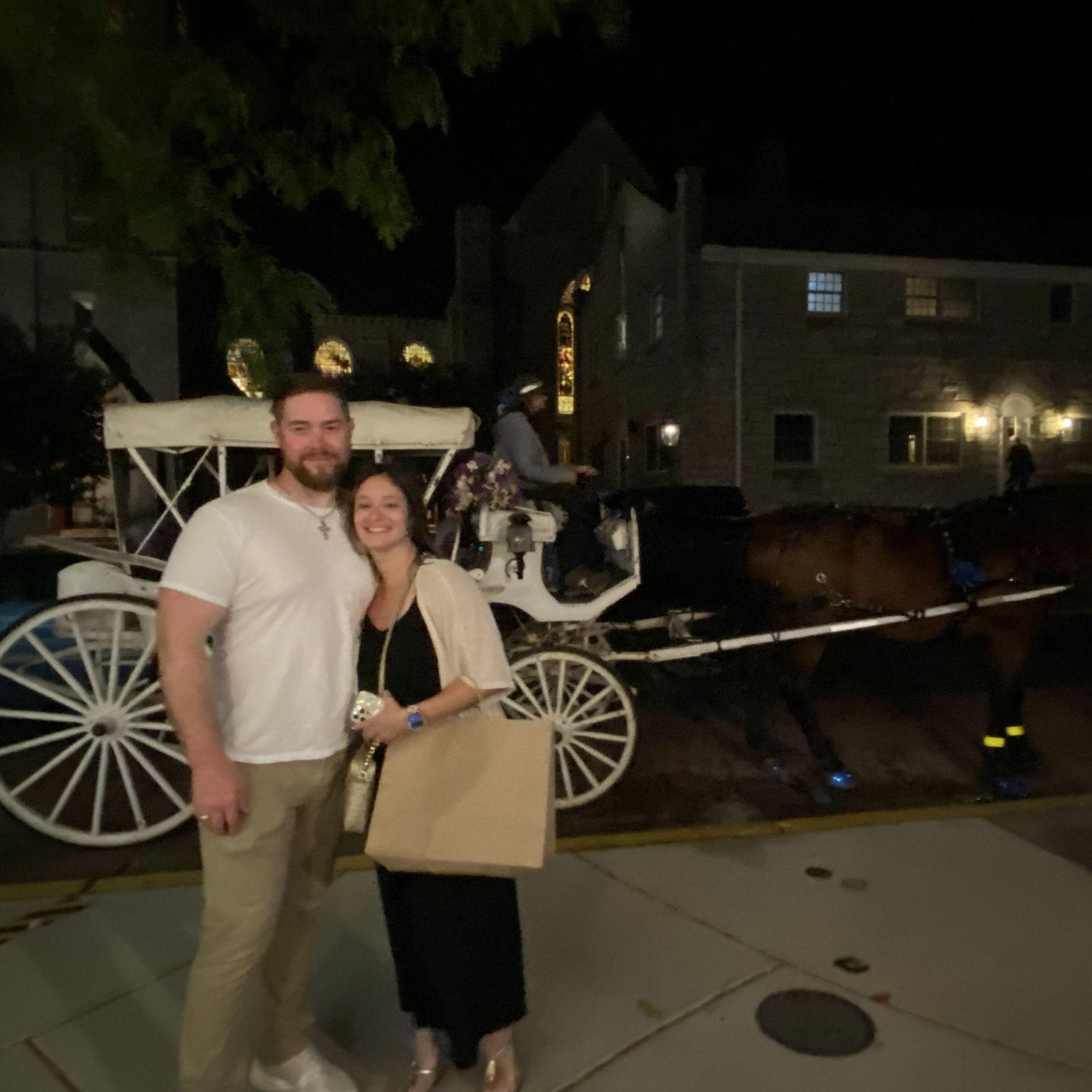 While in Cape May, we took a private carriage ride around town!