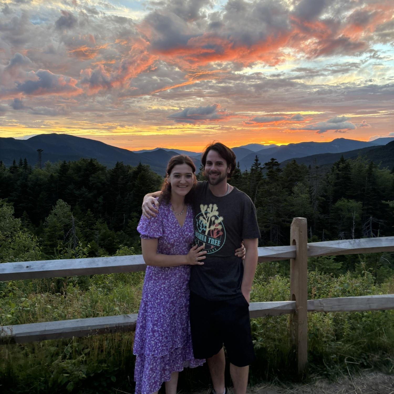 Sunset in The White Mountains, NH