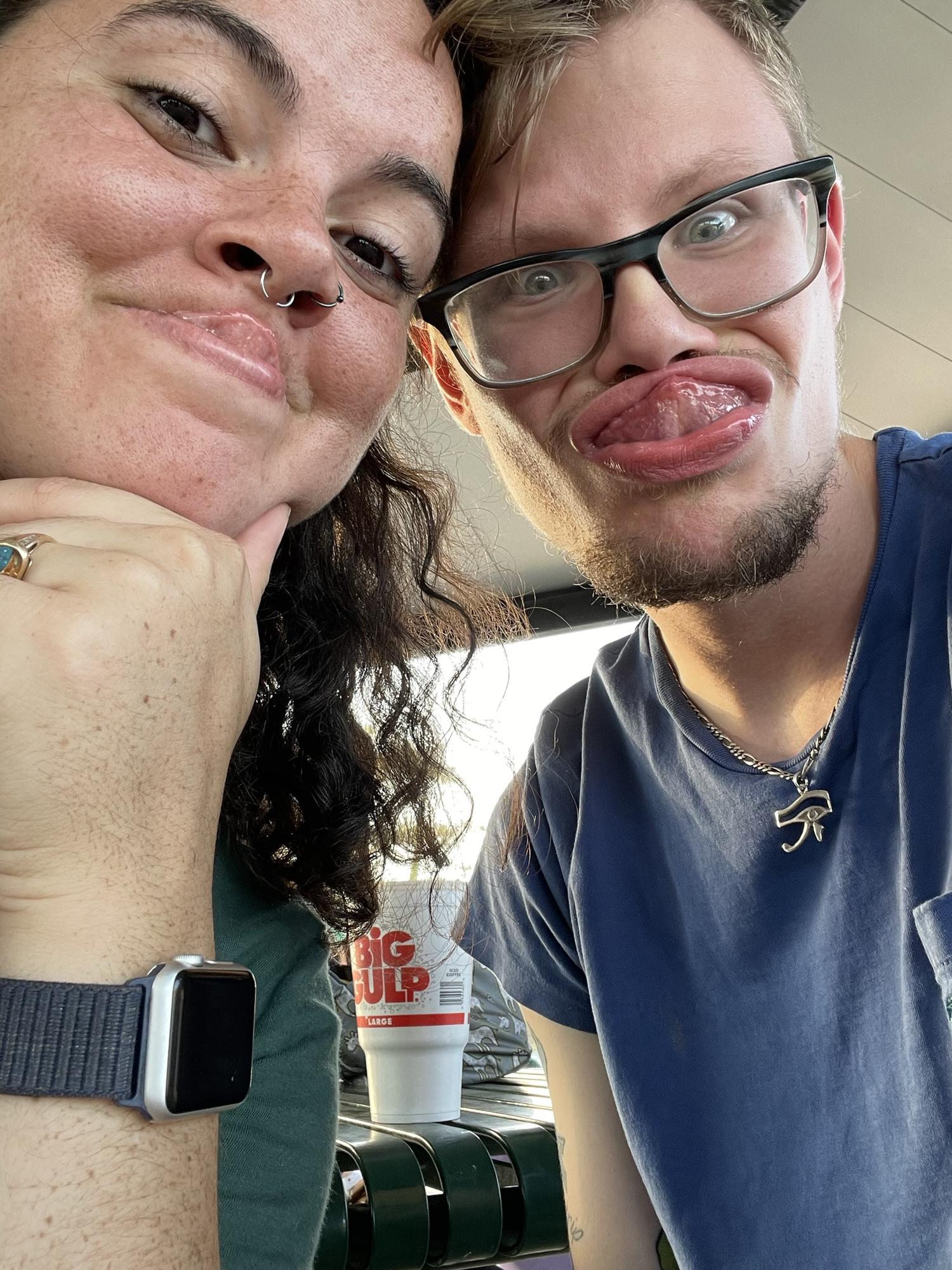 Us just being weird together