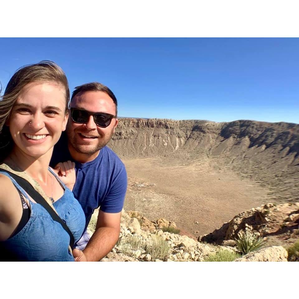 Meteor Crater! The best preserved meteor crater in the world!
