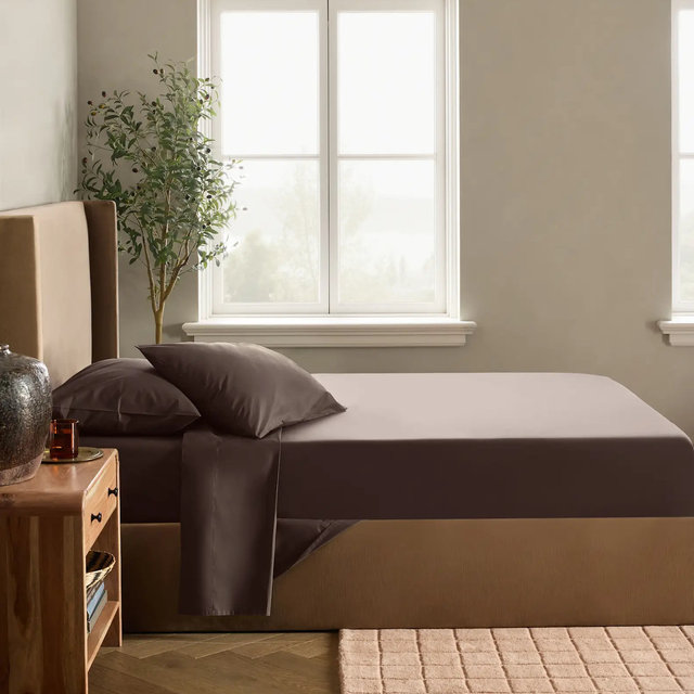 Organic Crisp Percale Sheet Set - Queen