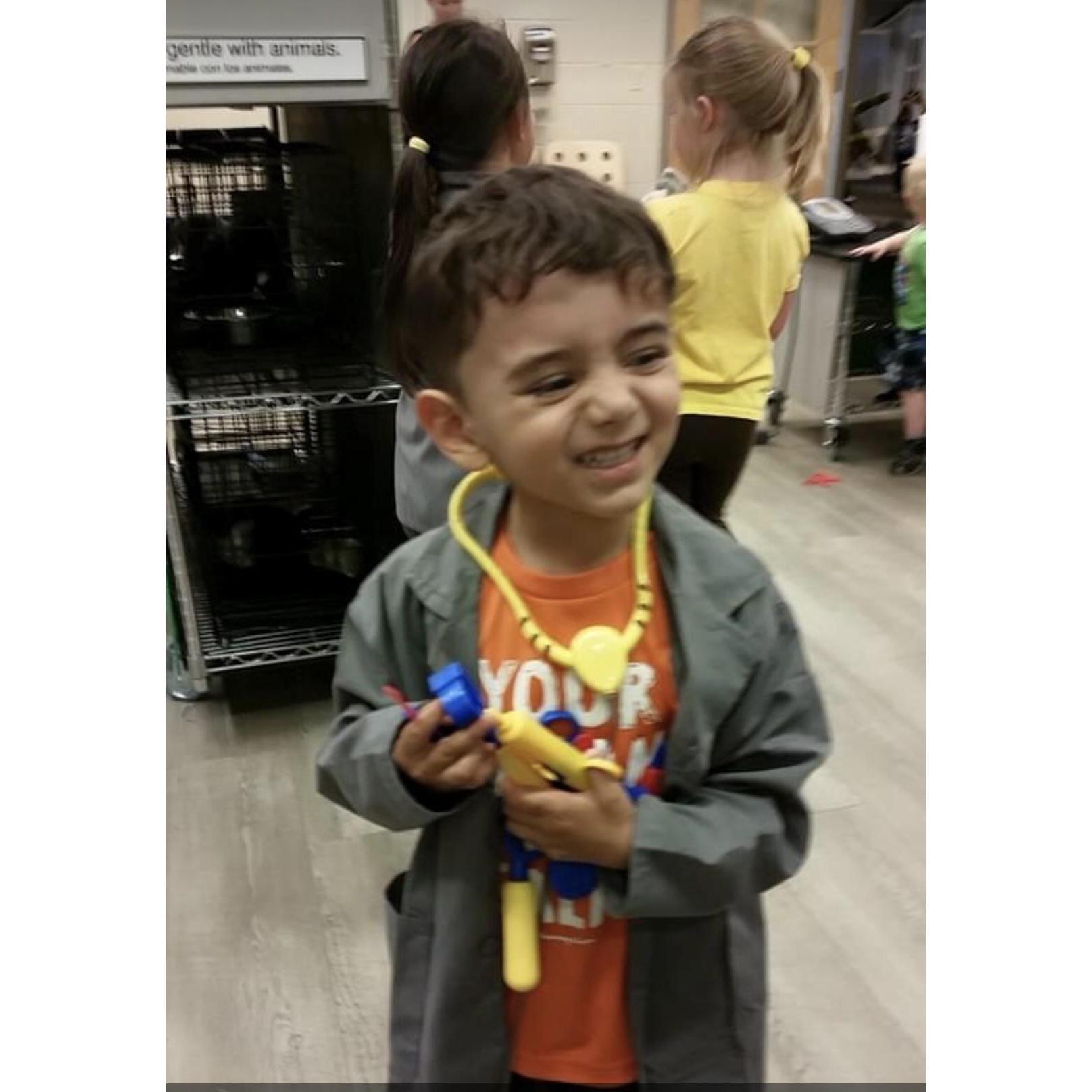 AJ was training to be a heart doctor.