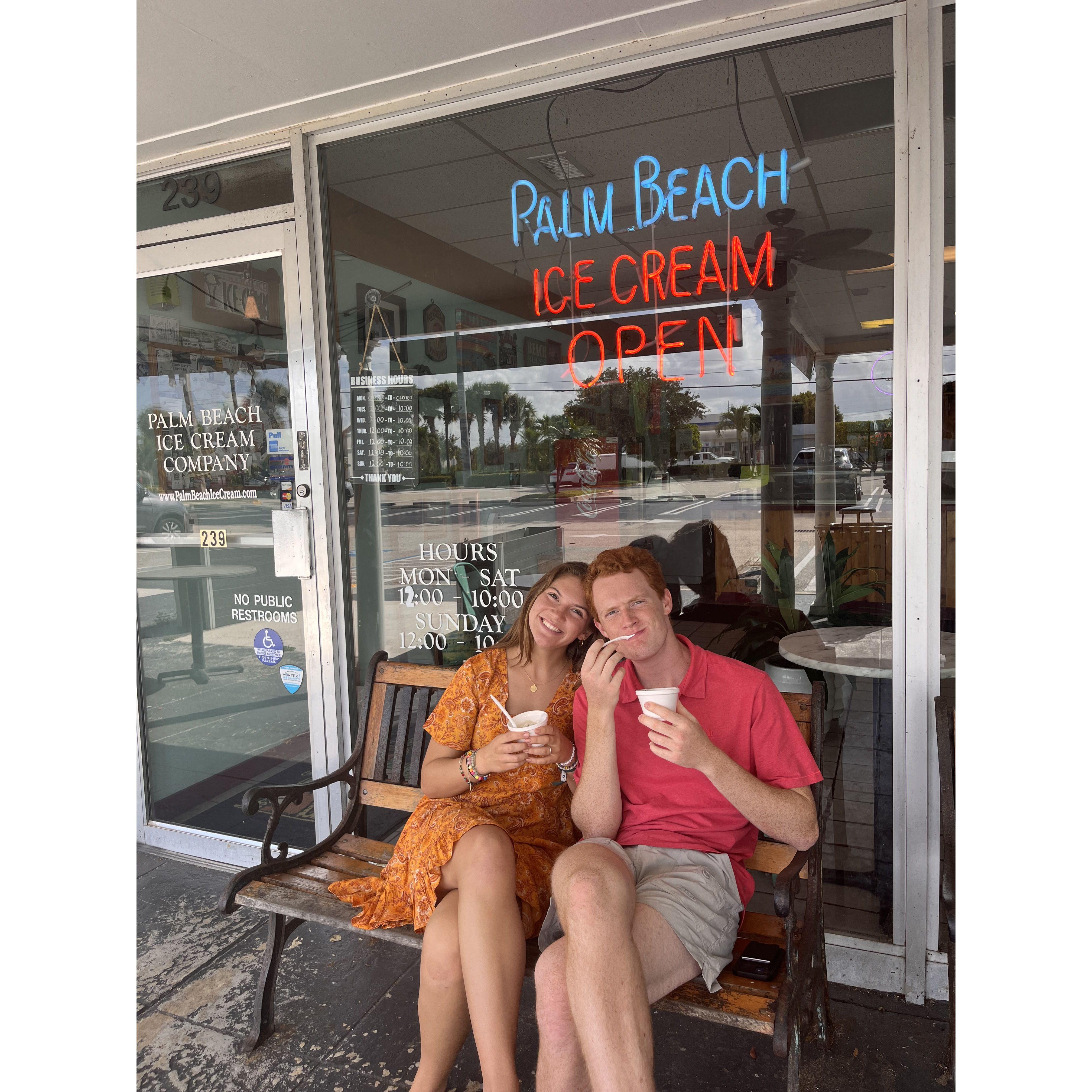 We love Palm Beach Icecream