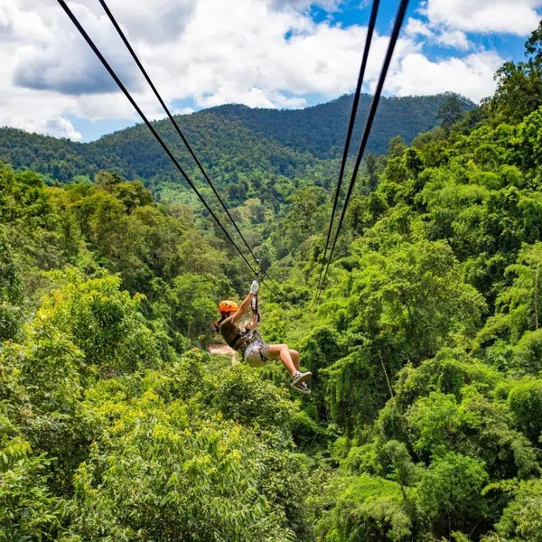Ziplining