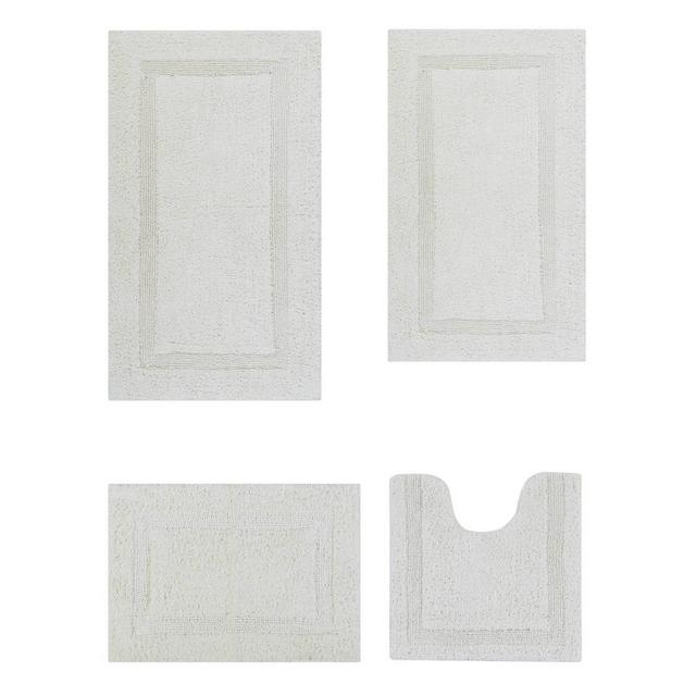 4pc Lux Collection Bath Rug Set Ivory - Better Trends