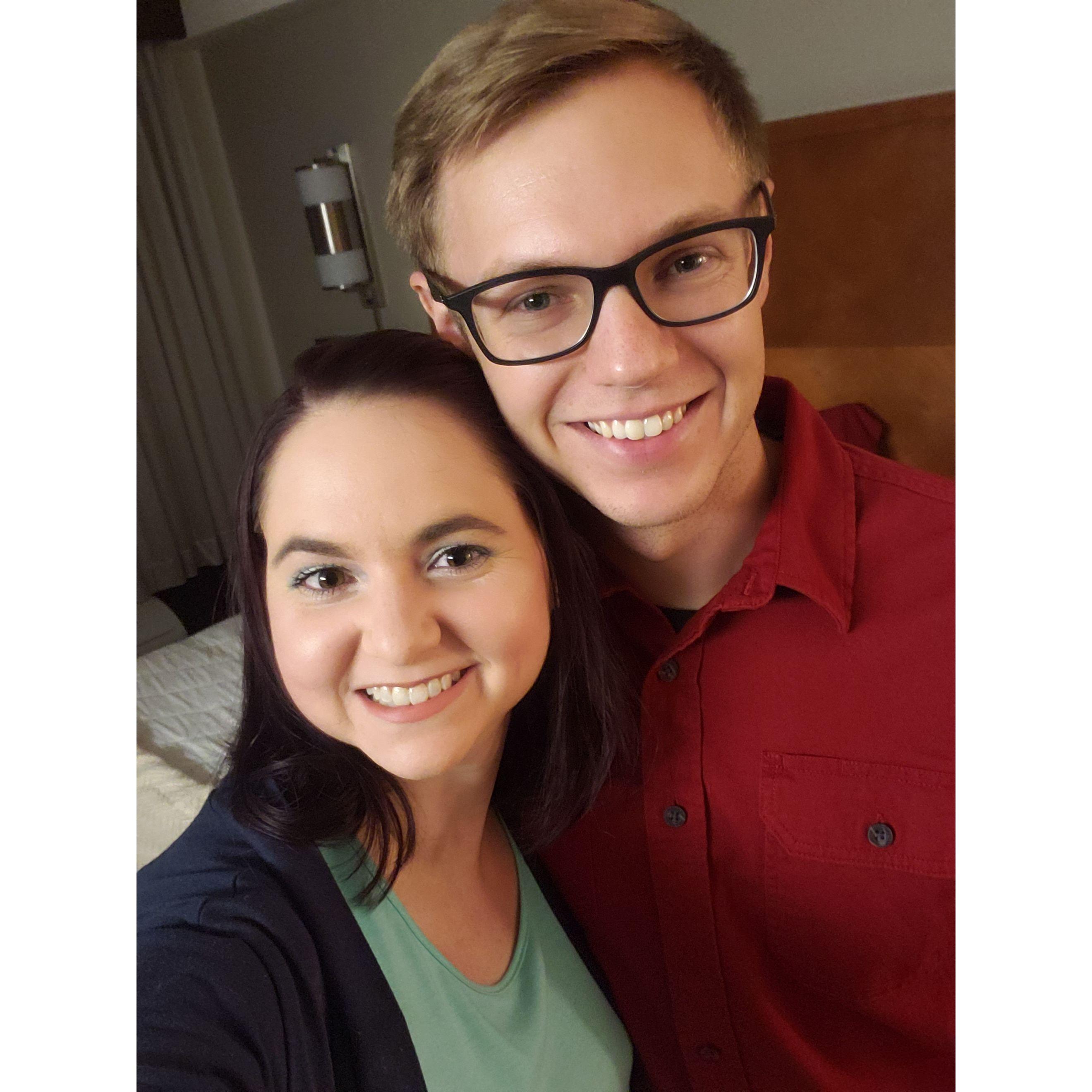 One of our many anniversary dinner dates