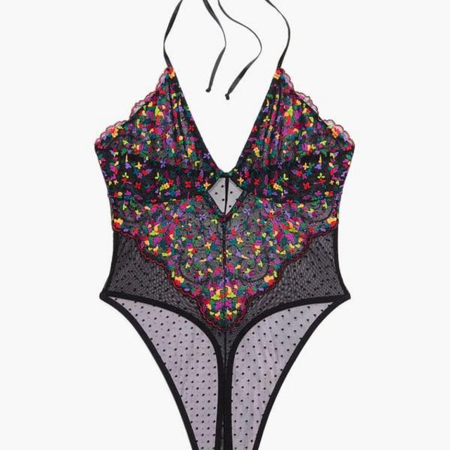 Steamy Floral Lace Teddy