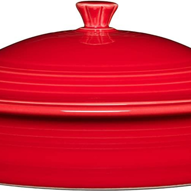 Homer Laughlin Tortilla Warmer, Scarlet