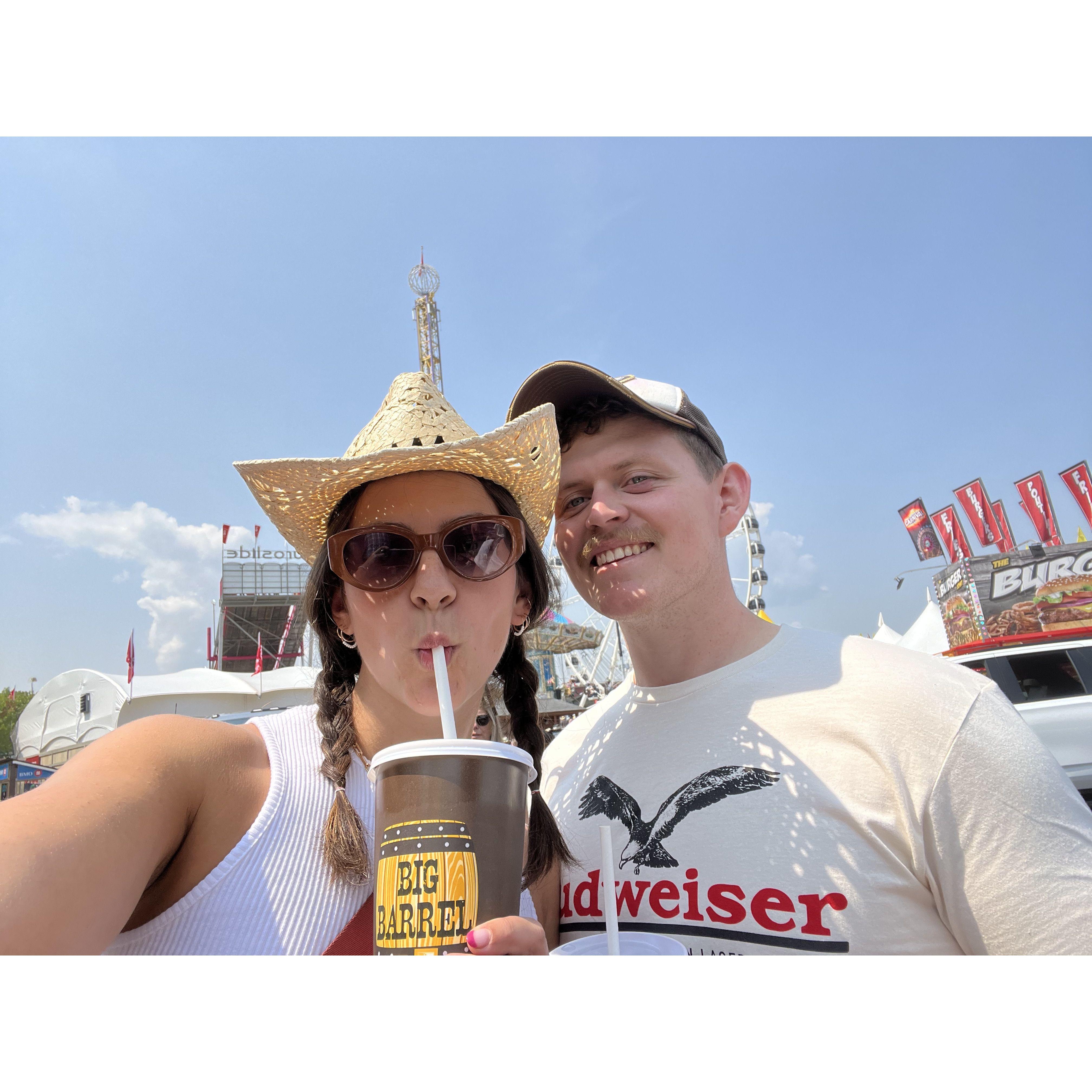 Canadian summers were much more up Austin's alley.