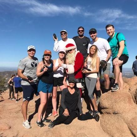 Hiking Camelback on Christmas Eve